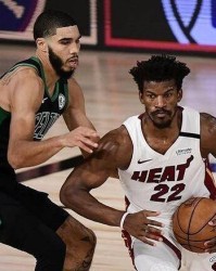  塔图姆末节发威连得十分，凯尔特人击退热火迎三连胜